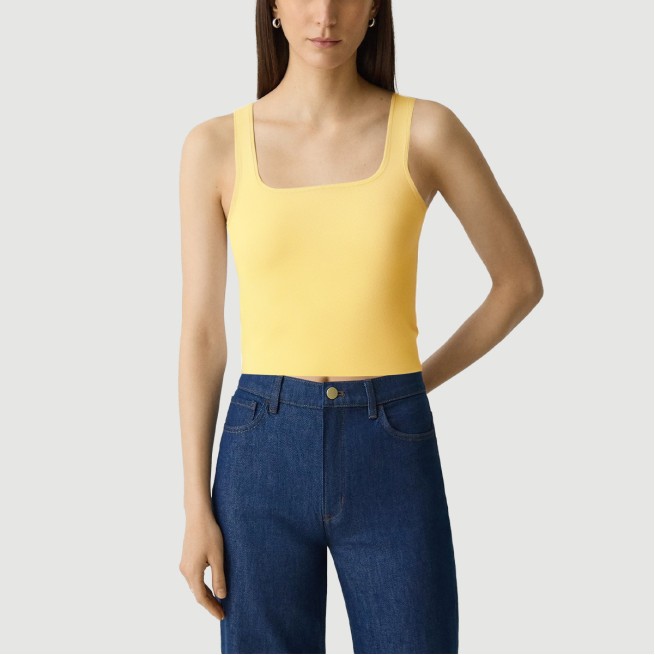 Retro style open back knitted vest - Image 2