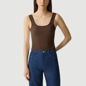 Fashion Square Neck Ribbed Camisole