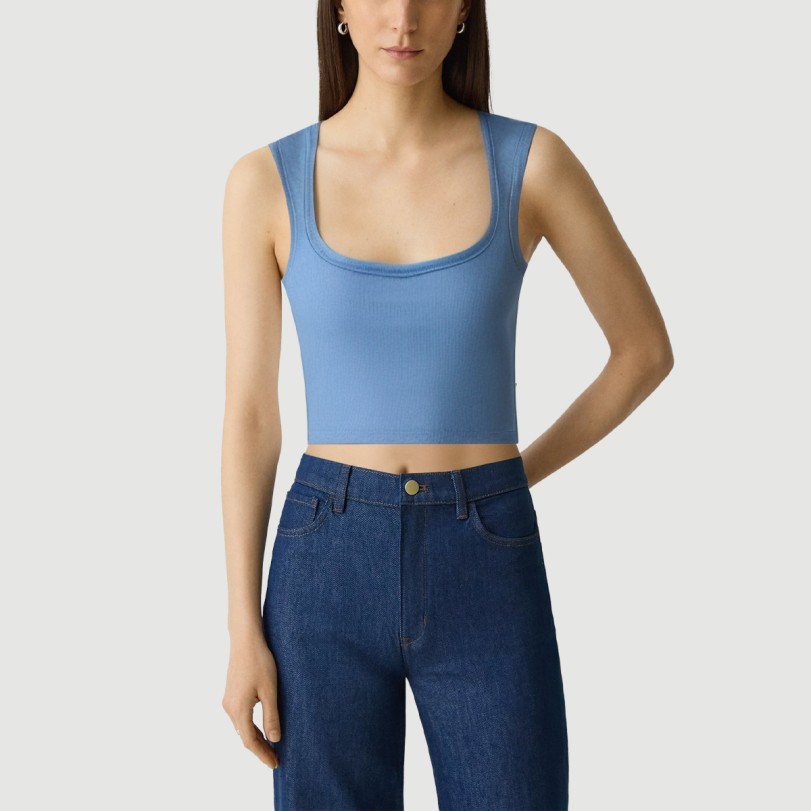 Vintage Dark Square Neck Camisole