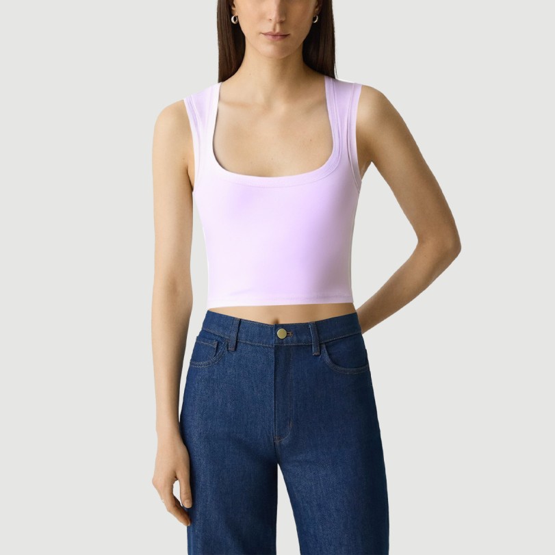 Vintage Lace Dark Square Neck Camisole