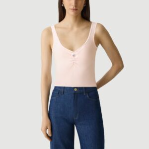 Bow Strapless Sexy Knit Vest Top