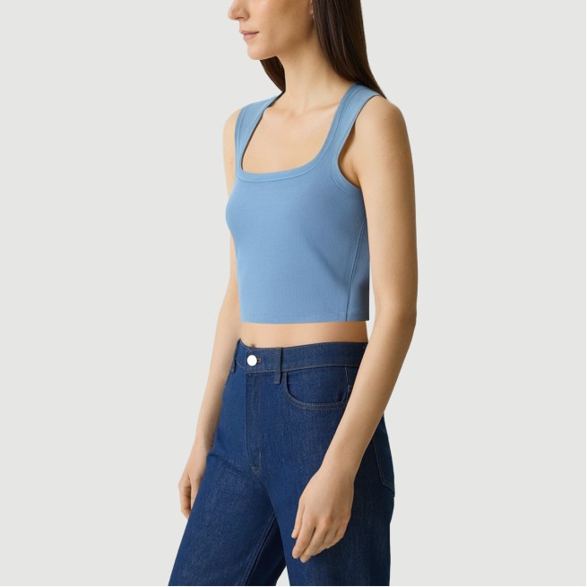 Vintage Dark Square Neck Camisole - Image 4