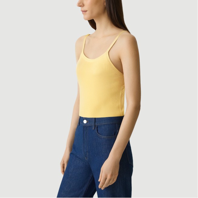 Women's knitted lace trim camisole - Image 4