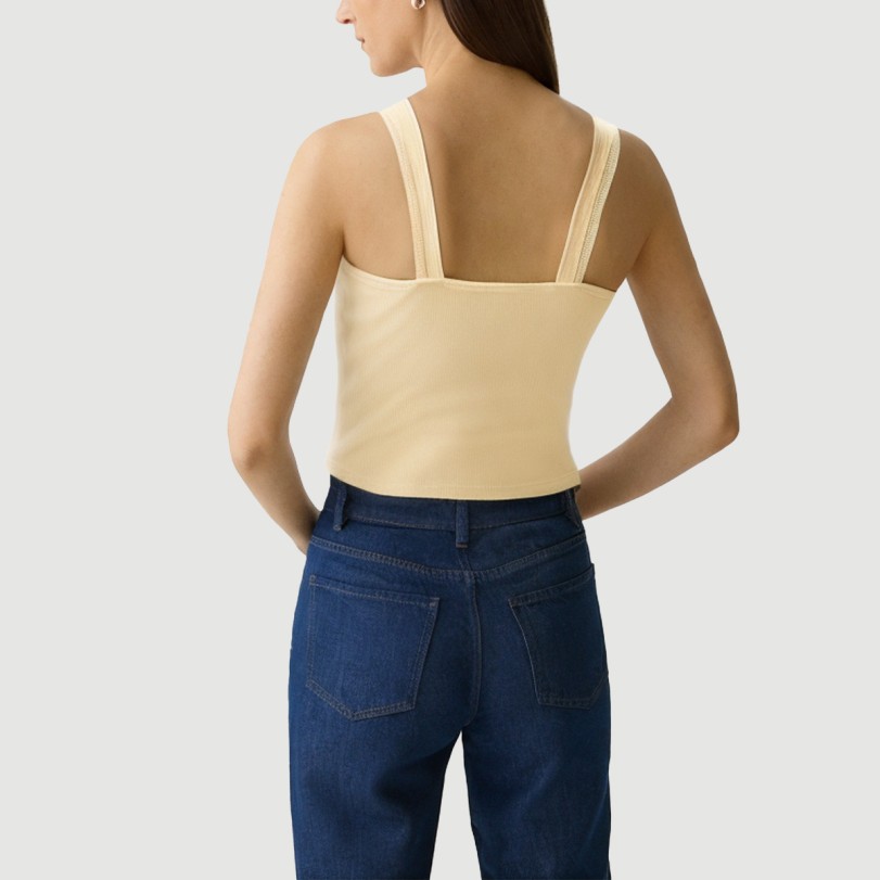Vintage Pleated Padded Camisole - Image 5