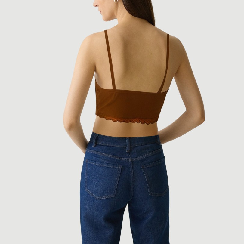 Quick-drying seamless V-neck sports camisole - Image 5