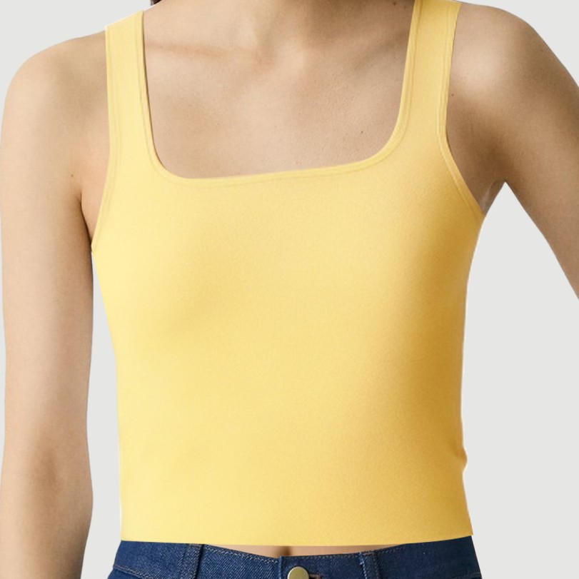 Retro style open back knitted vest - Image 7