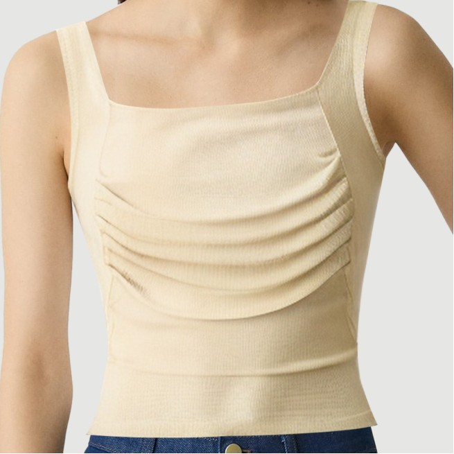 Vintage Pleated Padded Camisole - Image 8