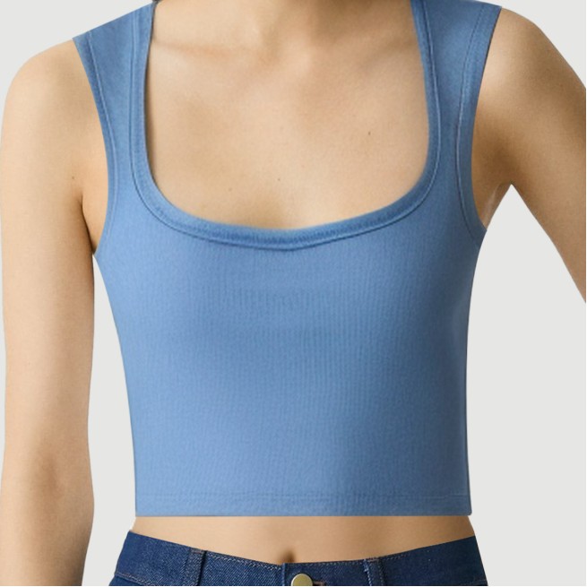 Vintage Dark Square Neck Camisole - Image 8