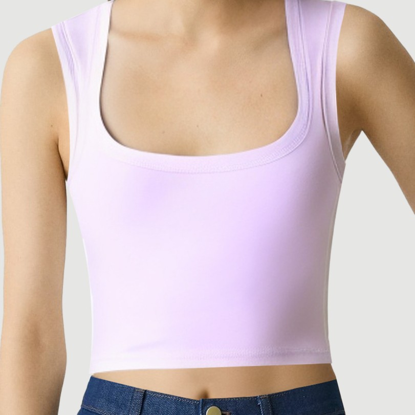 Vintage Lace Dark Square Neck Camisole - Image 7