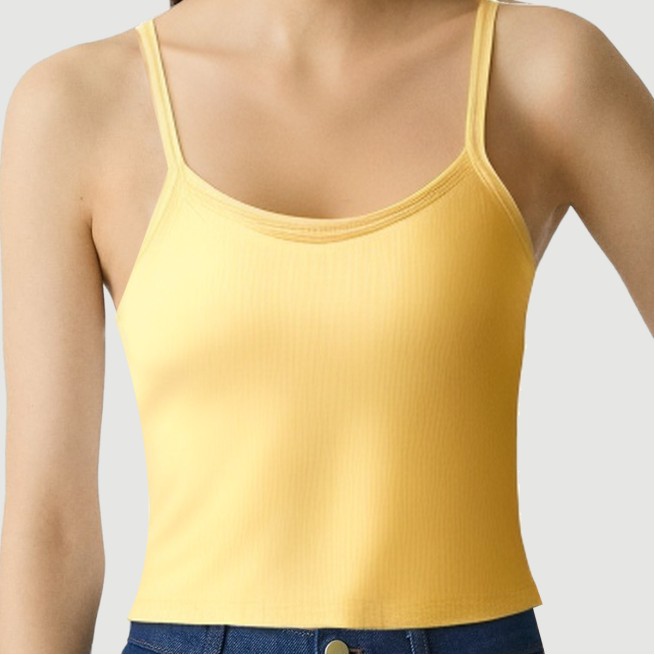 Women's knitted lace trim camisole - Image 8