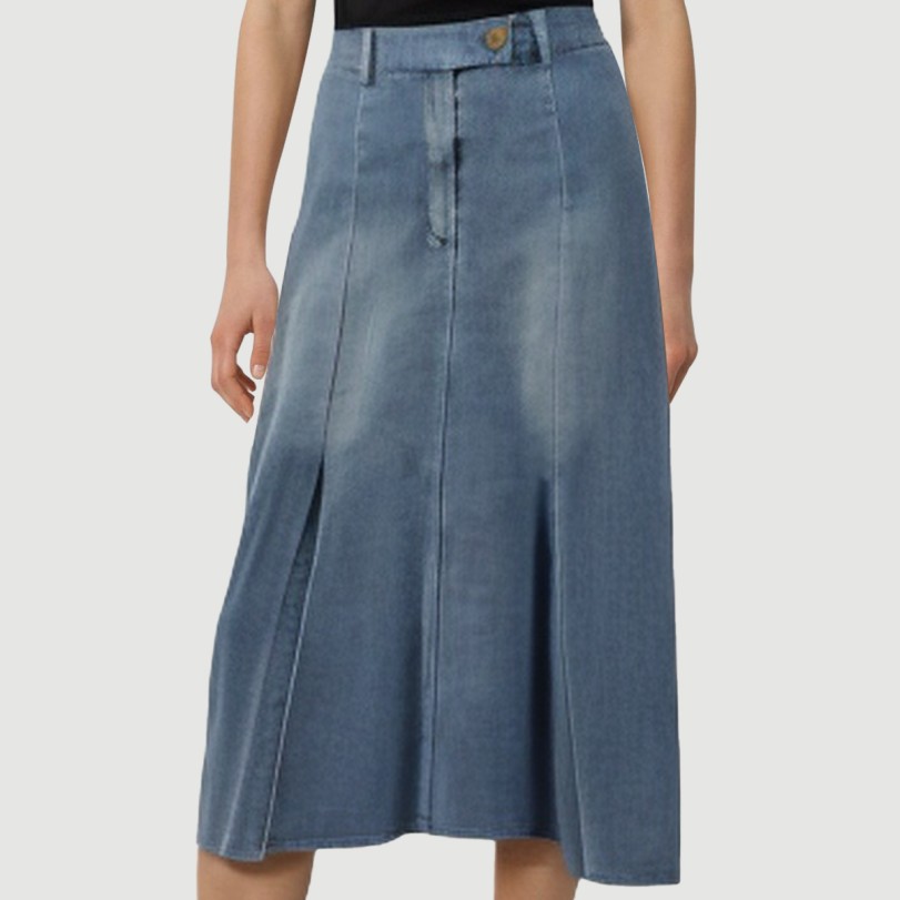 Mermaid Slit High Sexy Denim Skirt - Image 7
