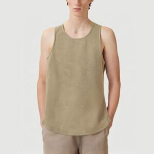 Lightweight and eco-friendly men's fitness vest