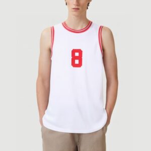Men's solid color breathable basketball jersey