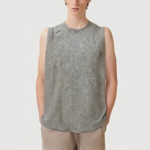 Casual sports style batik vest