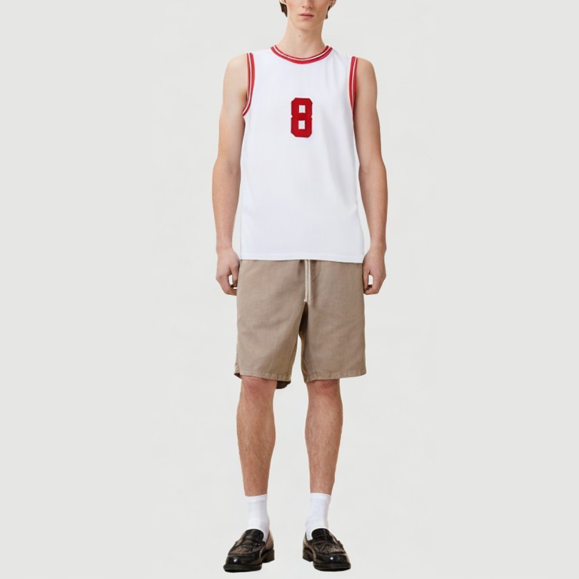 Men's solid color breathable basketball jersey - Image 7