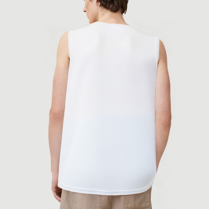 Leopard print breathable knitted vest - Image 3