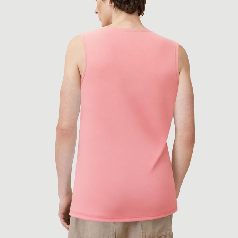 Men's round neck sleeveless sports vest - Image 3