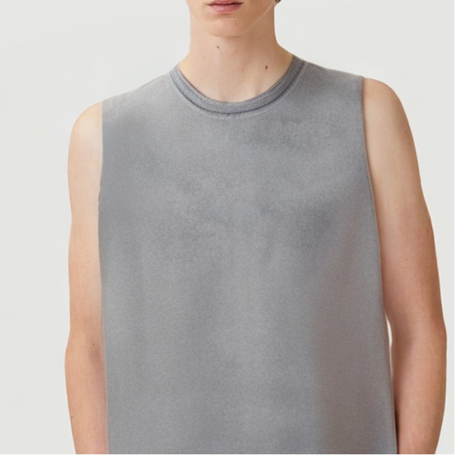 Washed cotton street style vest - Image 6