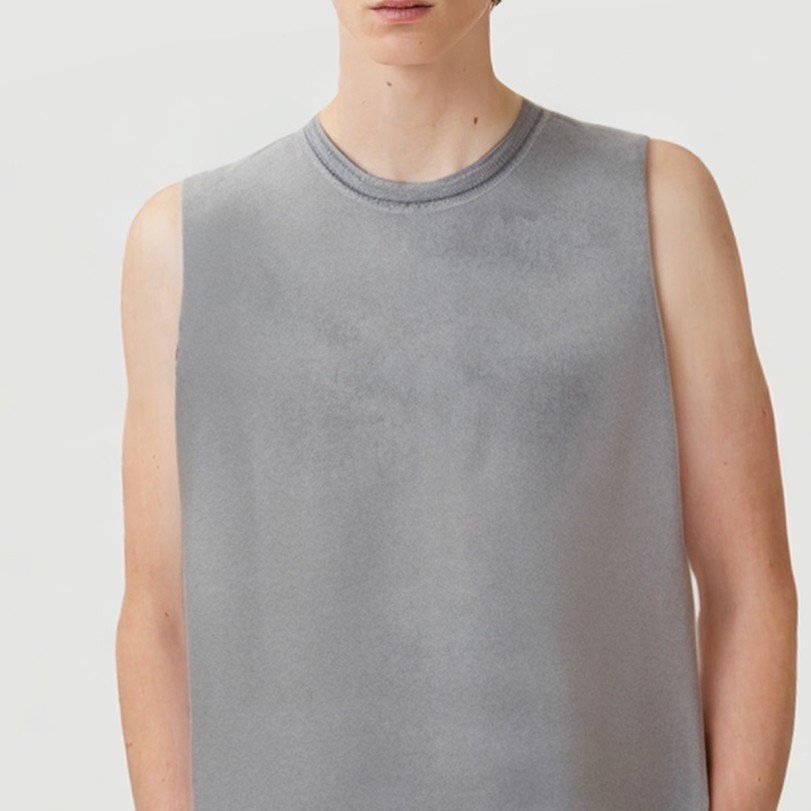 Washed cotton street style vest - Image 5