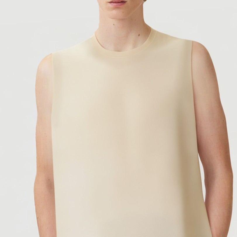 Men's Cropped Knitted Vest - Image 5