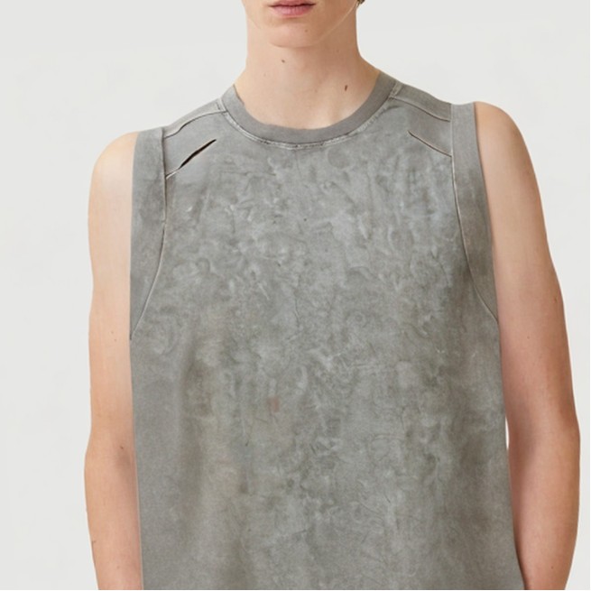 Casual sports style batik vest - Image 6