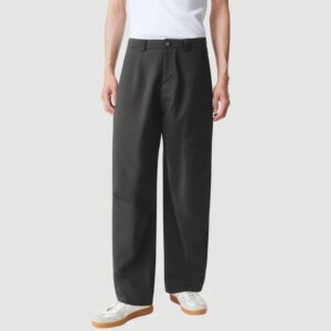 Scimitar pants pleated casual trousers