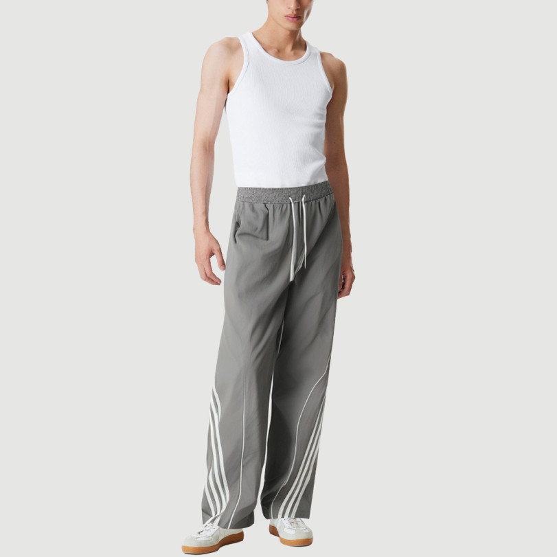 Loose drawstring elastic waist pants - Image 5