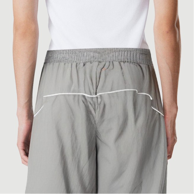 Loose drawstring elastic waist pants - Image 8