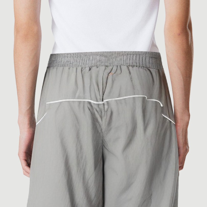 Loose drawstring elastic waist pants - Image 7
