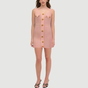 Elegant retro-style slim dress