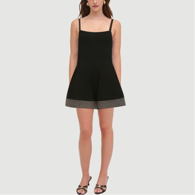 Sexy hot diamond embellished thin strap dress - Image 2