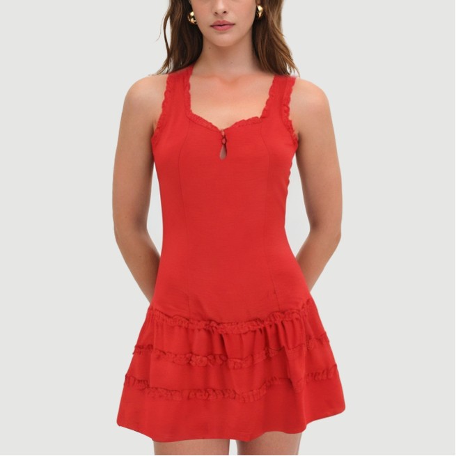 Collarless sleeveless breathable casual dress - Image 6