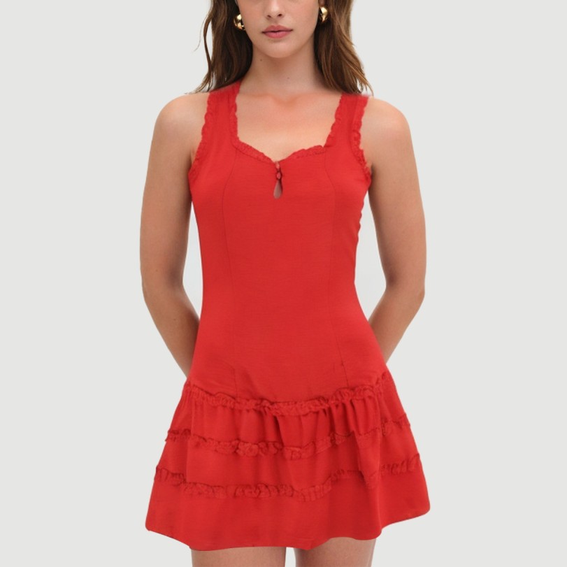 Collarless sleeveless breathable casual dress - Image 5