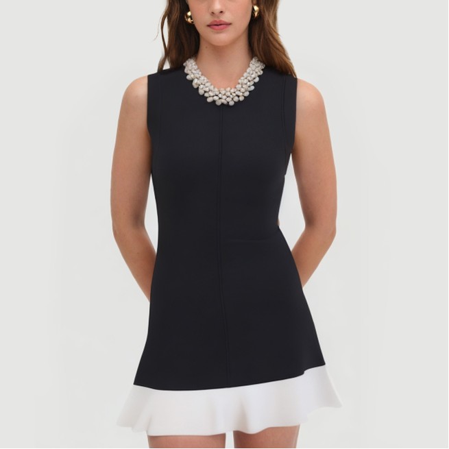 Summer Beaded Ruffle Hem Dress - Image 6