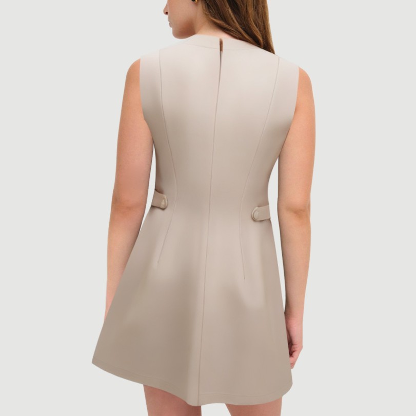 Elegant Printed Chiffon Pencil Dress - Image 3