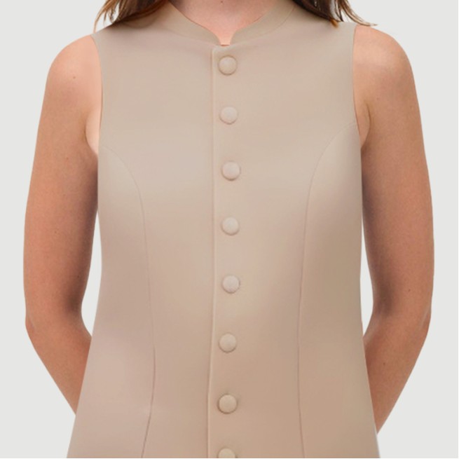 Elegant Printed Chiffon Pencil Dress - Image 8