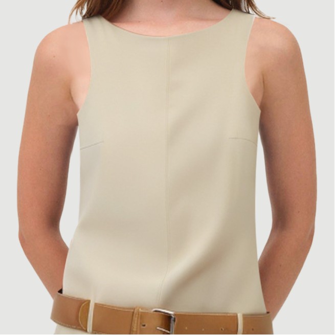 Khaki Sailor Crew Neck Dress - Image 8