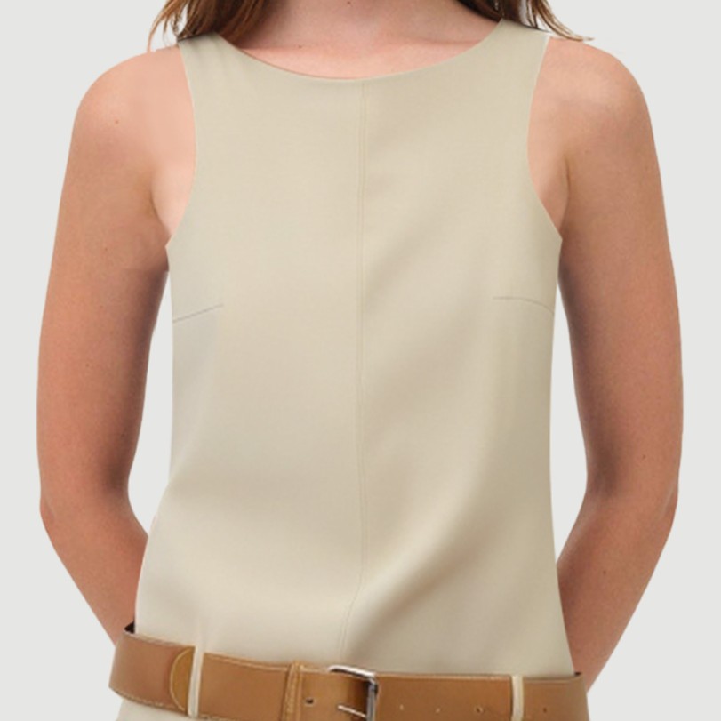 Khaki Sailor Crew Neck Dress - Image 7